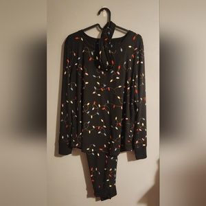 Kate Spade Holiday Lights Pajama Set